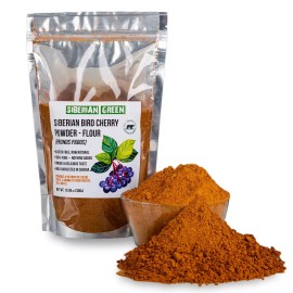 Siberian Bird Cherry Fine Powder Flour 300gr (10.58 oz) Wild Harvested Altai