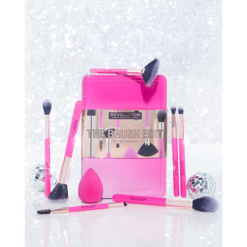 Makeup Revolution The Brush Edit Geschenkset - 7 Pinsel für