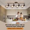 LTBLIGHT LED Track Lighting Kit, 4-Light Adjustable Ceiling Light Fixtures,