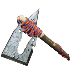 Axe card 24 Credit card type with 24 functions Multi tool Case include Tools that can be used for emergency escape and disasters Stilvolle tools (Titanium Gray)