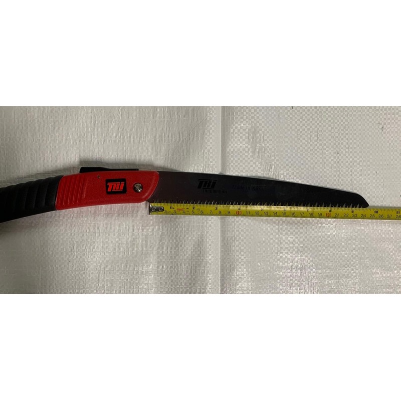 TAKUMASHii 240mm Commercial Grade Folding Saw with safety button
