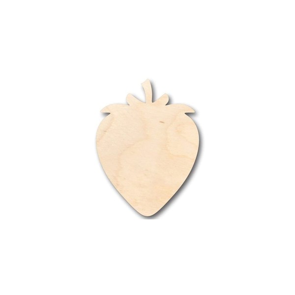 Unfinished Wood Strawberry Shape Fruit Craft up to 46" DIY