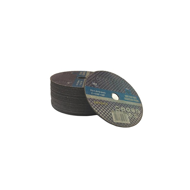 (Pack of 50) 75mm (3") Stainless Steel Cut Off Discs