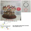 MR. CHRISTMAS TOWN SQUARE CAROUSEL REPLACEMENT SQUARE BELT KIT