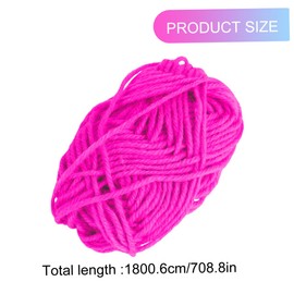 KONTONTY 12Pcs Handmade DIY Knitting Woolen Yarn Soft Durable Craft Yarn String for All Your Knitting Projects for Beginners and Experienced