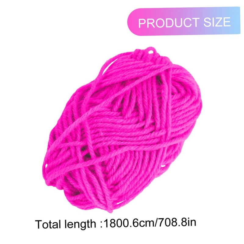 KONTONTY 12Pcs Handmade DIY Knitting Woolen Yarn Soft Durable Craft