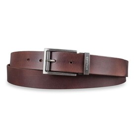 STILORD Leather Belt Men's Brown Universal Shortenable for Casual Business and Jeans 34 mm Leather Belt 100% Genuine Leather in Shabby Box Cresto - Brown, Colour: Antique Buckle - Silver I V, Buckle