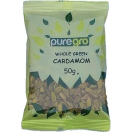 Whole Green Cardamom (Puregro) 50g