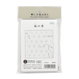 オリムパス製絲(Olympus Thread) 花ふきん布パック伝統柄 麻の葉 (白) 6