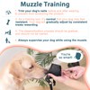 LUCKYPAW Dog Muzzle, Mesh Muzzle for Large Medium Small Dogs,