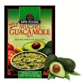 Spicy Guacamole Seasoning Mix, by MPK Foods 1 Ounce (12 Packs)