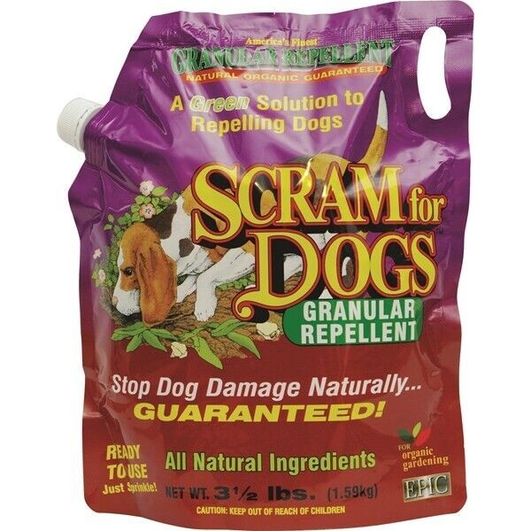 Scram for Dogs� - Organic Granular Repellent / Training Aid for Dogs