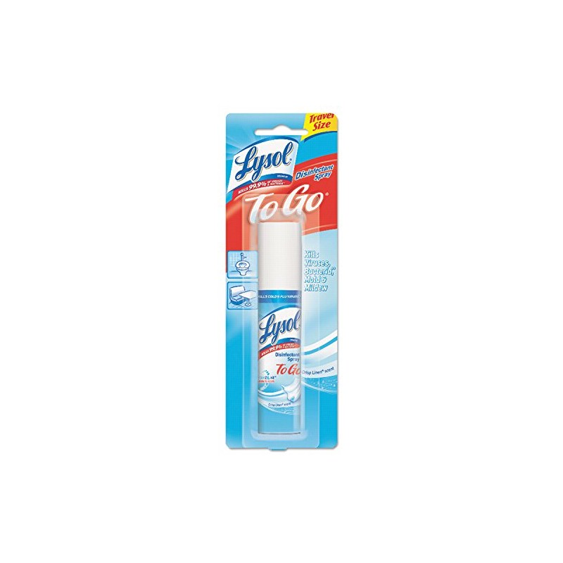 Lysol Disinfectant Spray to Go, Crisp Linen, 1 Ounce (Pack