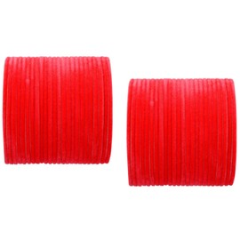Efulgenz Indian Bangles Set Bollywood Plain Velvet Bangle Bracelets Costume Jewelry for Women