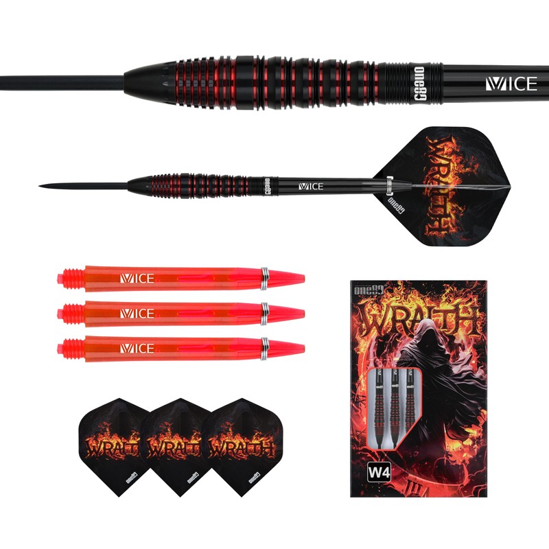 ONE80 Wraith W4 90% Steel Tip Darts