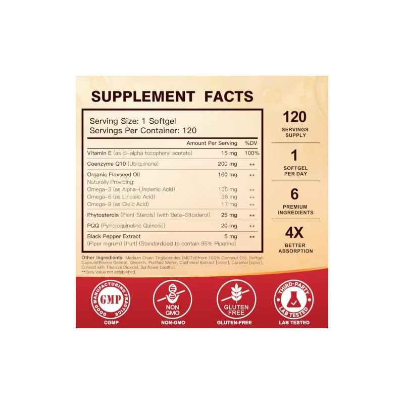 DRFOSTER Cpsulas Blandas Coq10 De 200 Mg Con Vitamina E