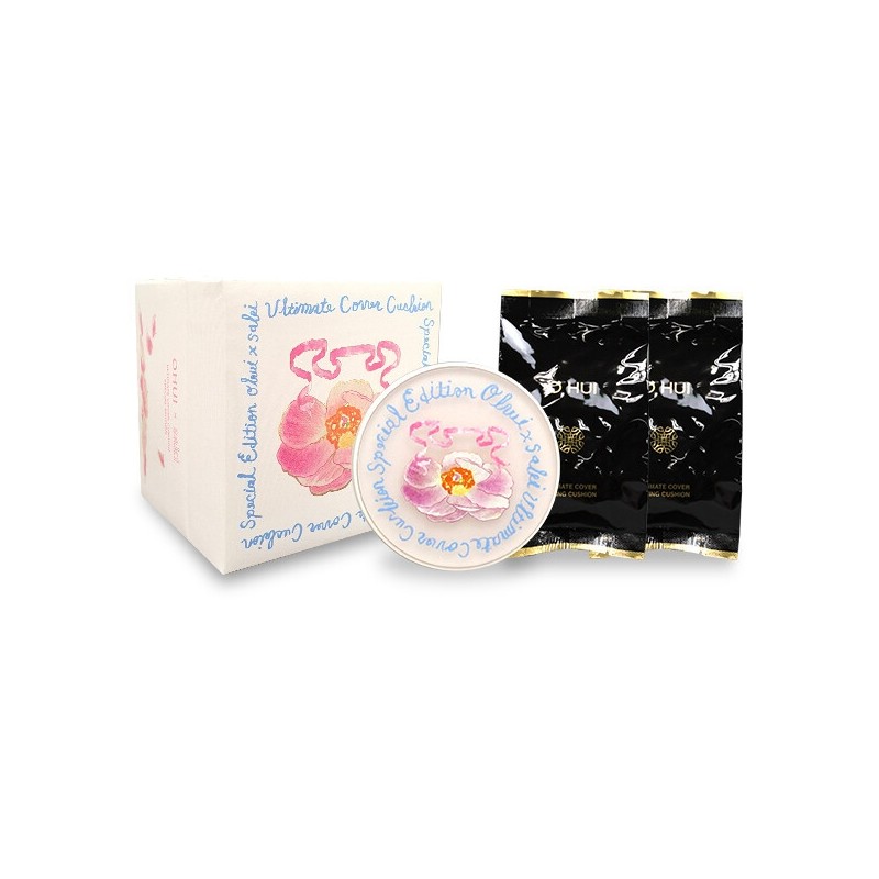 Ohui Ultimate Cover Lifting Cushion Flower (Main + 2 Refills)