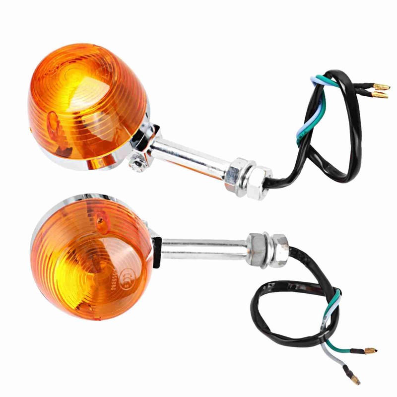2PCS 12V Turn Signal Light 8mm Superior Durable Easy Install