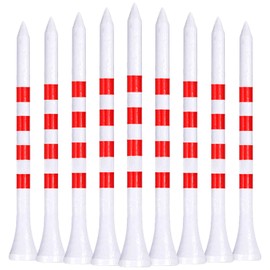 LIKOSO Wooden Golf Tees 3 1/4 inch Pack of 100 83mm White