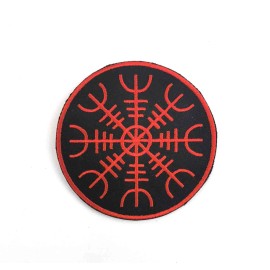 unbranded viking compass patch vegvisir iron-on embroidered icelandic norse rune 2665