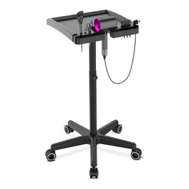 Salon Tray on Wheels Salon Service Rolling Tray Salon Station Tattoo Tray Height Adjustable Rolling Trolley for Salon Spa and Barber Shop