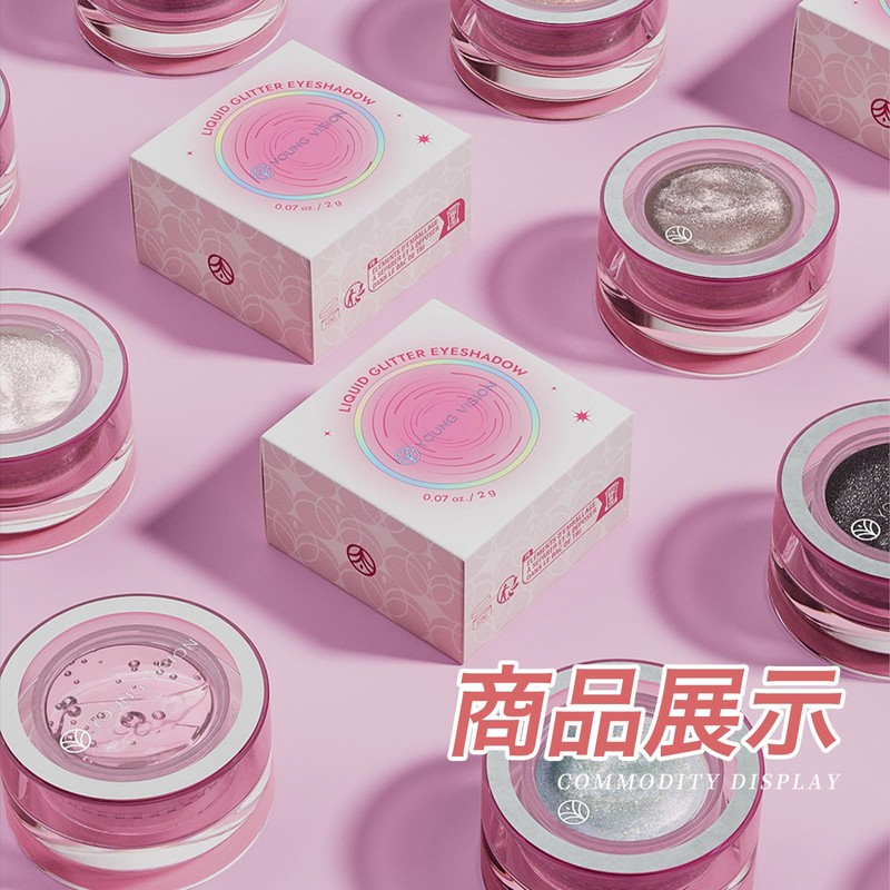 COCOETA Liquid Eye Shadow Gel Texture, Pearl Color, Smooth Adhesion,