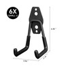 Anvuda Pack of 6 Slatwall Hooks Slatwall Accessories Garage Hooks