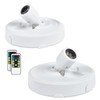HOFUY 2-Pack LED Spot Light Indoor, Battery Operated Led Stick