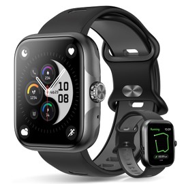 Anyloop スマートウォッチ 60+種類運動モード 音楽制御 天気予報 大画面 アラーム機能