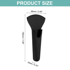 sourcing map Magnetic Scissor Holder, 7.48" x 3.46" Plastic Scissors Cover Durable Waterproof Protector Portable with Long Magnetic Absorber for Kitchen Shears, Black