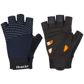 Roeckl Diamante Women's Cycling Gloves Short Black 2023: Size: 7.5
