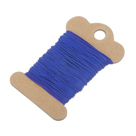 sourcing map Nylon String for Bracelets, 0.8mm Nylon Cord Satin String Beading Elastic String for Window Curtain Blind Bracelets Sewing Necklace Crafts, Navy Blue