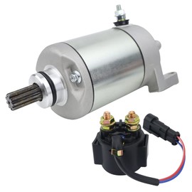 Soarider Starter & Relay for Polaris Predator 500 2003-2006, 3088069 18647 57-2730 410-54075 SMU0282, 500 Predator Starter 2003 2004 2005 2006, Replacement for Polaris Predator 500 Starter 2003-2006