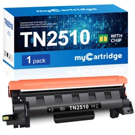 MYCARTRIDGE TN2510 Toner Compatible with Brother TN2510 for MFC-L2835DW HL-L2400DWE DCP-L2620DW DCP-L2627DW DCP-L2660DW DCP-L2665DW MFC-L2860DW (Black 1-Pack)