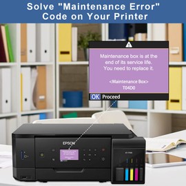 Poschink T04D0 Maintenance Box for Ecotank ET7700 ET7750 / ET-7700 ET-7750 Printers (T04D000/EWMB1)