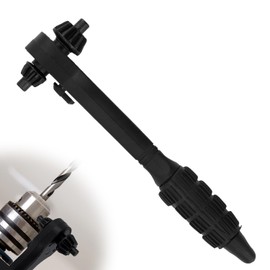 BOXOB 2-in-1 Ratchet Drill Chuck Key Wrench, Dual-Head Drill Chuck Key Spanner Universal Replacement Tool for Electric Drills & Most Power Tools