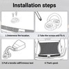 Daryunk 6 Pack D Ring Tie Downs, Stainless Steel Heavy
