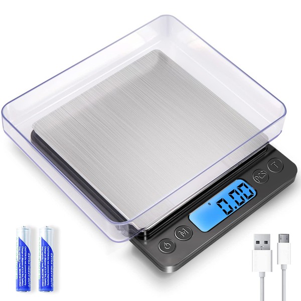 MEIYA Small Digital Gram Scale 1000g by 0.01g, MEIYA High