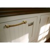 Goo-Ki 5''(128mm) Hole Centers Antique Brass Cabinet Pulls,Casual Luxury Solid
