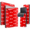 Heavy-Duty Hook and Loop Strips Adhesive: 4 Sets Heat Resistant