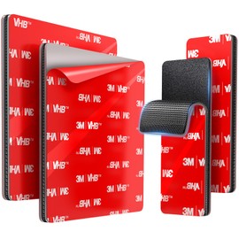 Heavy-Duty Hook and Loop Strips Adhesive: 4 Sets Heat Resistant Fastener