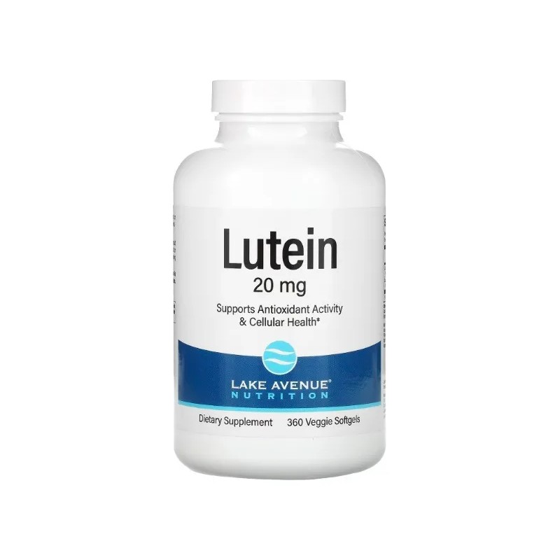 Luteína 20 mg 360 cápsulas blandas Lake Avenue Healthy Vision