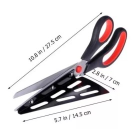 Addict Tijeras Para Cortar Rebanar Pizza Cocina Multiusos Acero