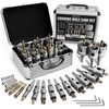 22PCS Carbide Hole Saw Kit for Metal - Heavy Duty