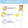 Quimoy 2 Pairs Kids Chopsticks, Training Chopsticks for Kids, Cute