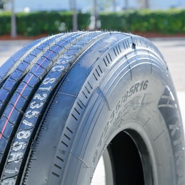 Roundrule Xtra All Steel Heavy Duty Premium Trailer Radial Tire-ST235/85R16 235/85/16 235/85-16 133/128M Load Range H LRH 16-Ply BSW Black Side Wall