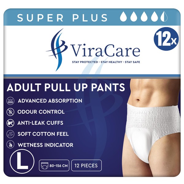 ViraCare 12 x Super Plus Incontinence Pants Women & Men
