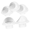 WOONEKY Metal Protective Cover for Vent Round Exhaust Cover Rainproof