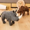 Cute Rhino Plush Toy Soft Plush Animal Doll Kids Toy