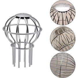 Hsthe Sea 304 Stainless Steel Downpipe Protector, Downpipe Protector for Leaves, Branches - Perfect Leaf Filter for Catching Leaves - Fits 75 ID 63-90mm/2.48-3.54" or Perforated Pipes